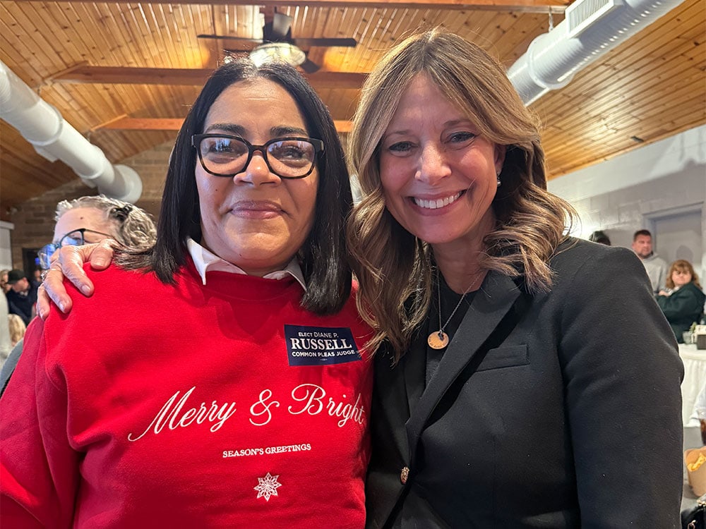 Diane Russell with Dr. Amy Acton, candidate for Ohio governor